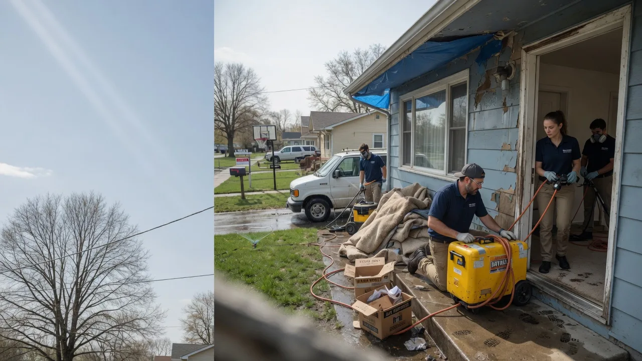 Basement Flood Cleanup in Orange, TX near me